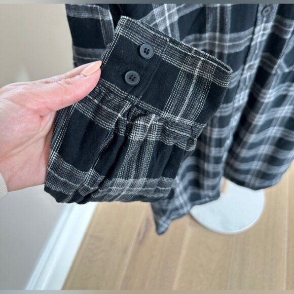 Oak + Fort Plaid Button-Down Shirt – Size Small - Picture 5 of 5